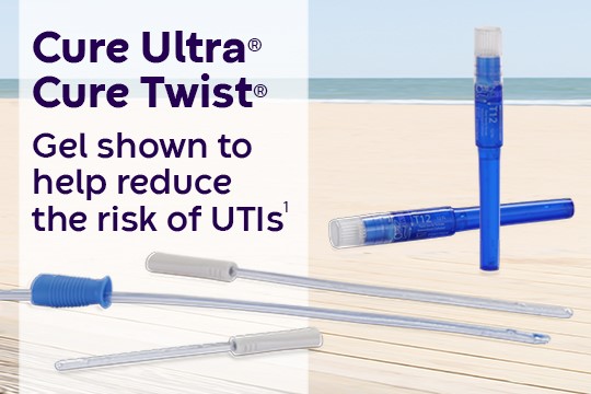 Convatec Cure Ultra and Cure Twist. Get shown to help reduce the risk of UTIs.