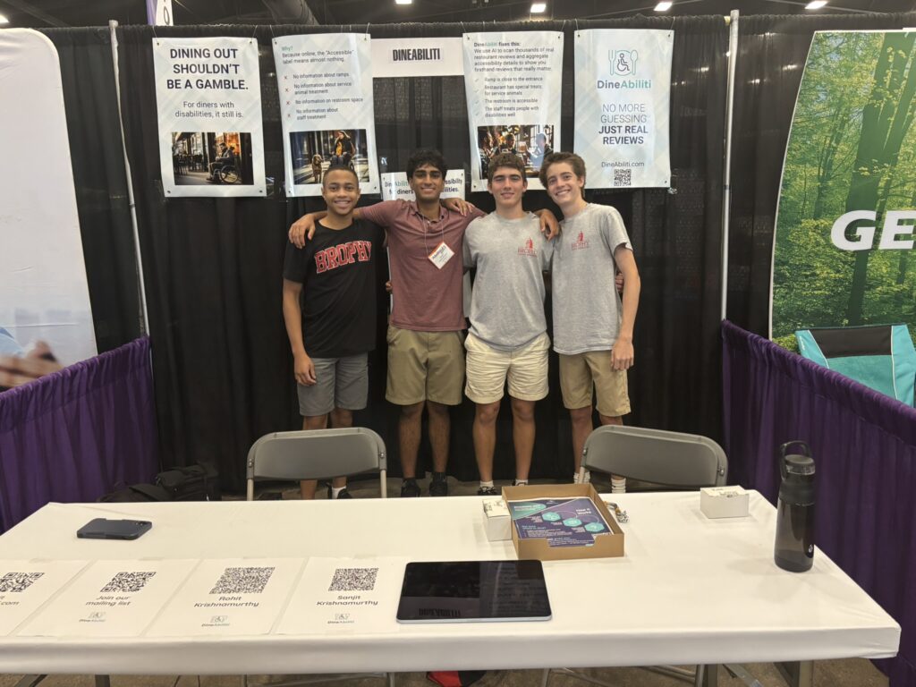 DinAbiliti team at their booth at Abilities Expo Phoenix.