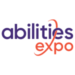 Purple and orange abiltiies expo logo