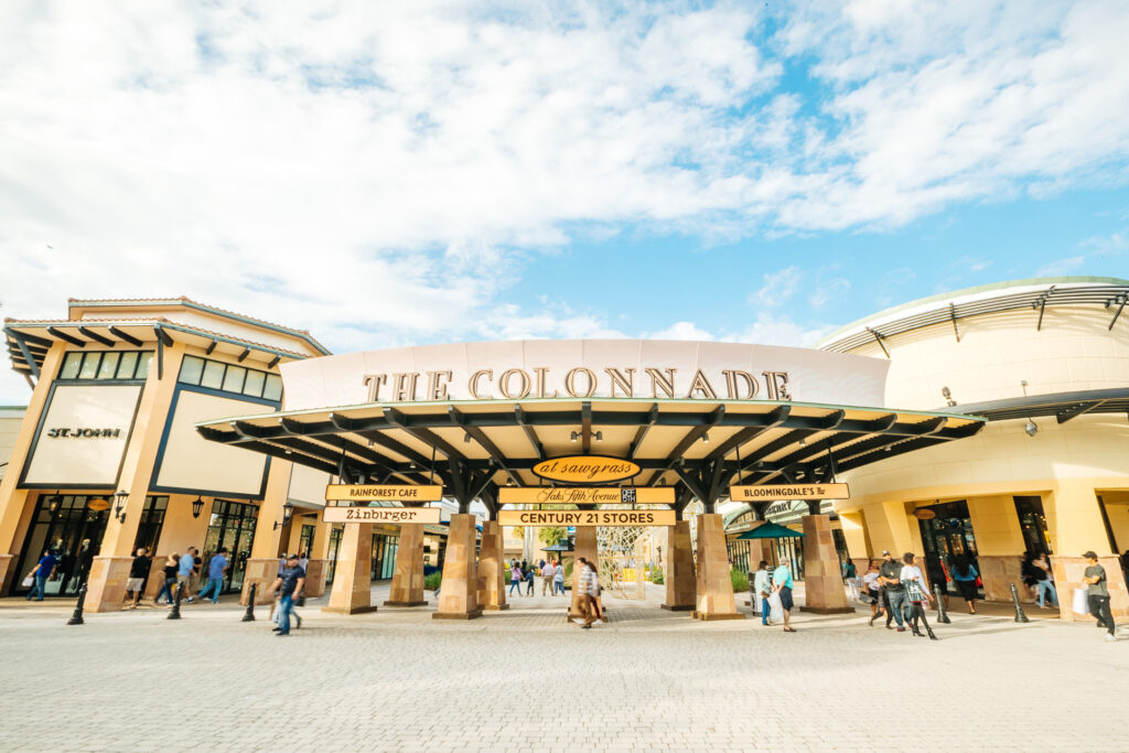 Entrance to Sawgrass Mills Mall