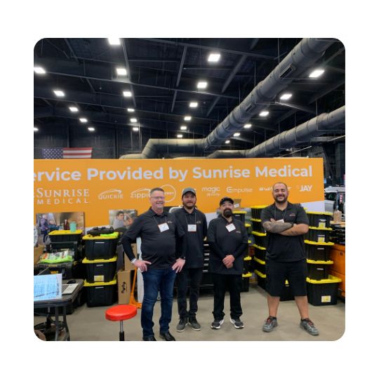 Sunrise Wheelchair Repair Pavilion at Abilities Expo