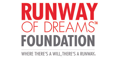 Red and gray Runway of Dreams Foundation.