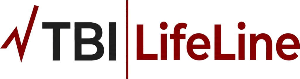 A logo that read TBI | LifeLine can be seen