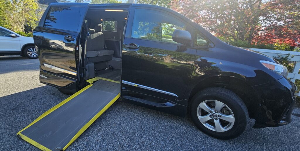 Ride IOT accessible shuttle that will be in use to transport attendees back and forth between Metuchen Station and the Expo.