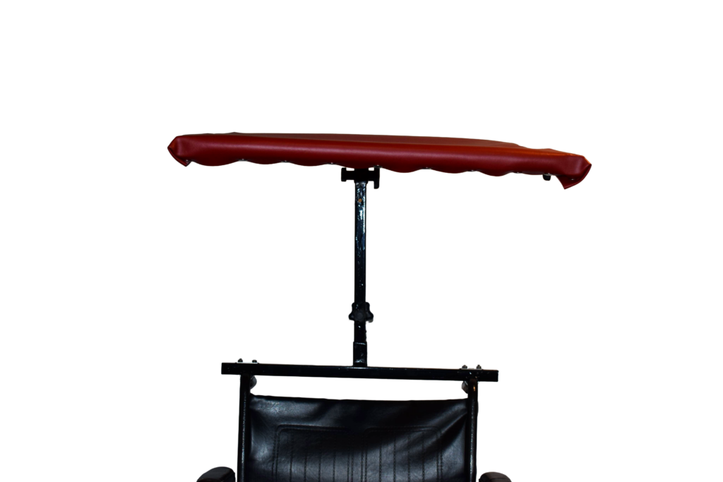 Red Wheelchair Roof