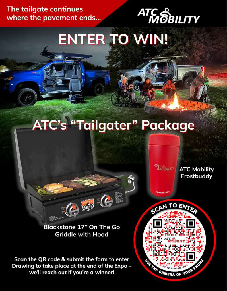 Flyer for ATC Mobility raffle CHI 2026