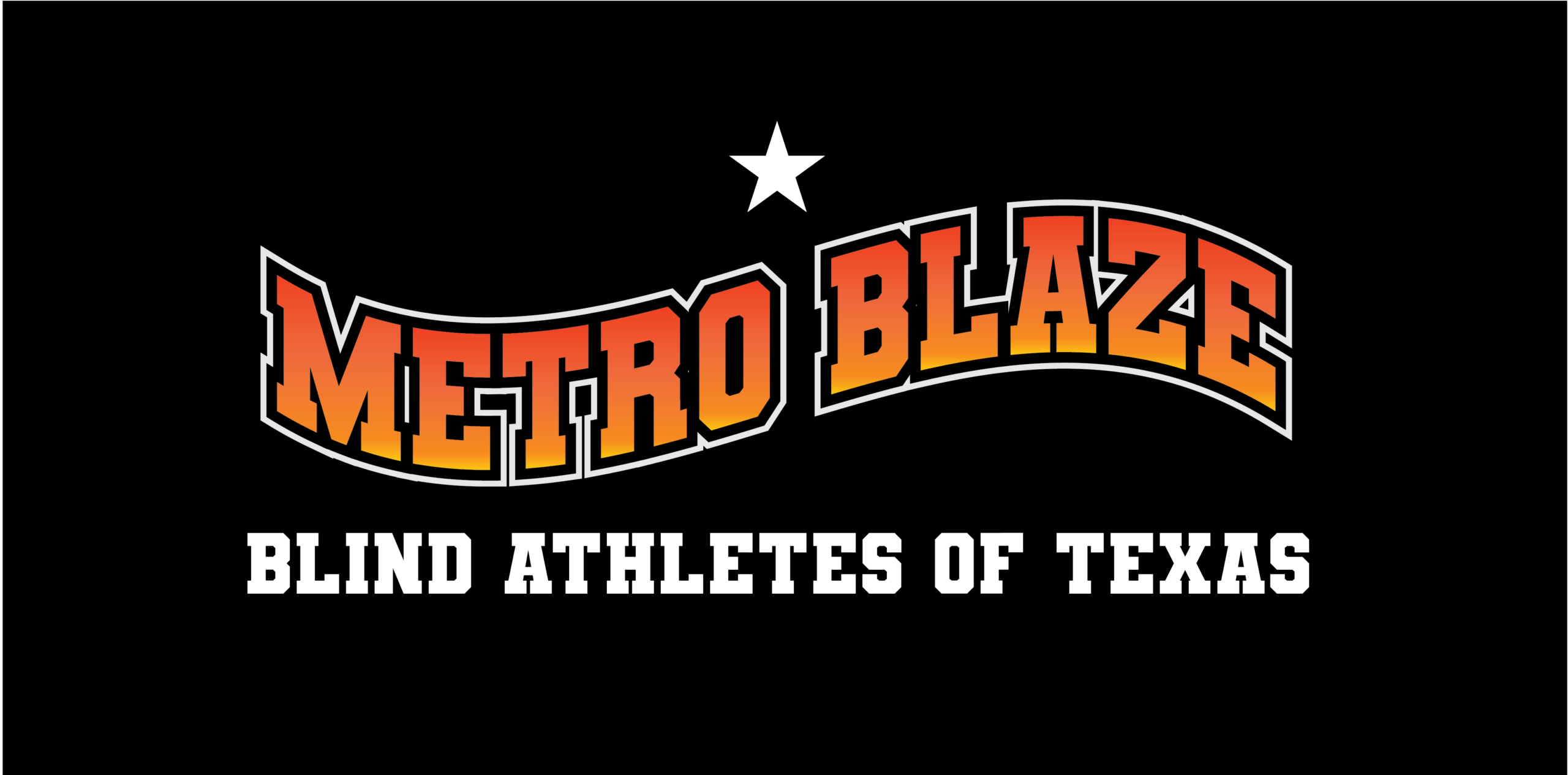 Metro Blaze Blind Athletes of Texas Logo