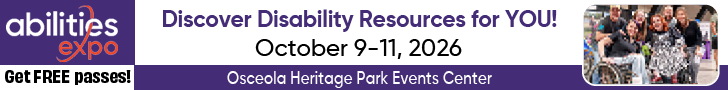 Banner ad for Abilities Expo Orlando on October 9-11.
