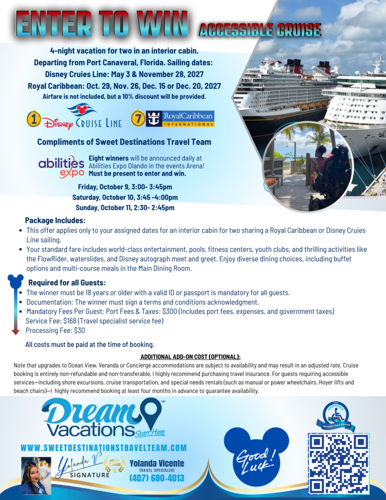 Cruise getaway flyer