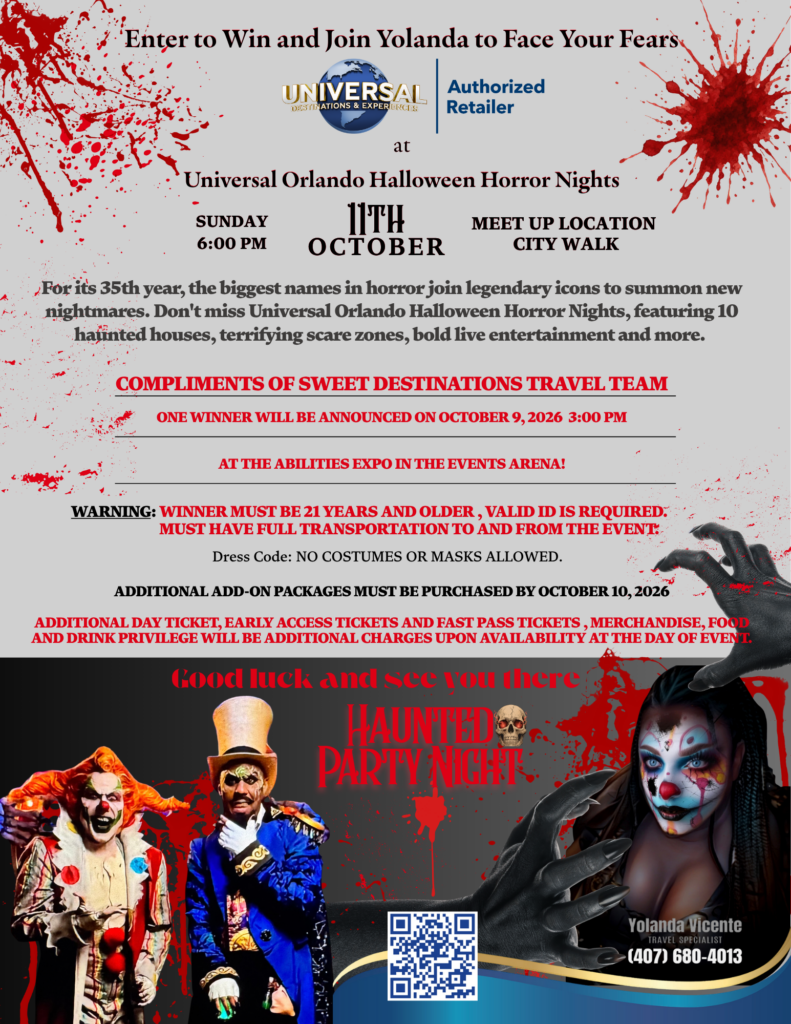 Halloween Horror at Universal Studios flyer